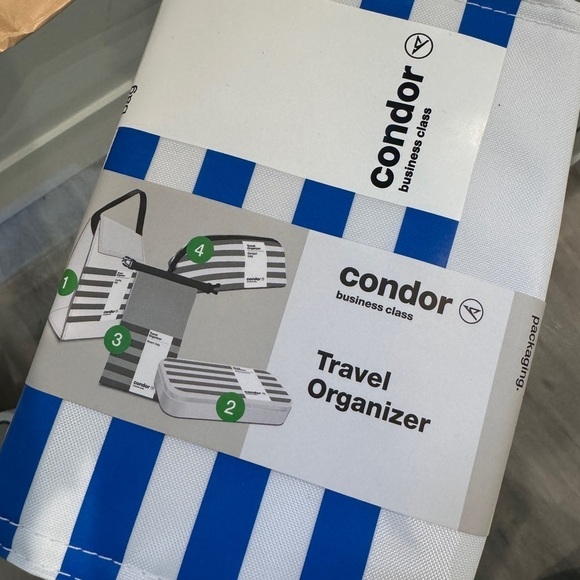 Condor Travel Set & Travel Organizer - toothbrush, eye mask, lip balm - Picture 2 of 3